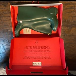 NWT Hunter Boots in Green size 6